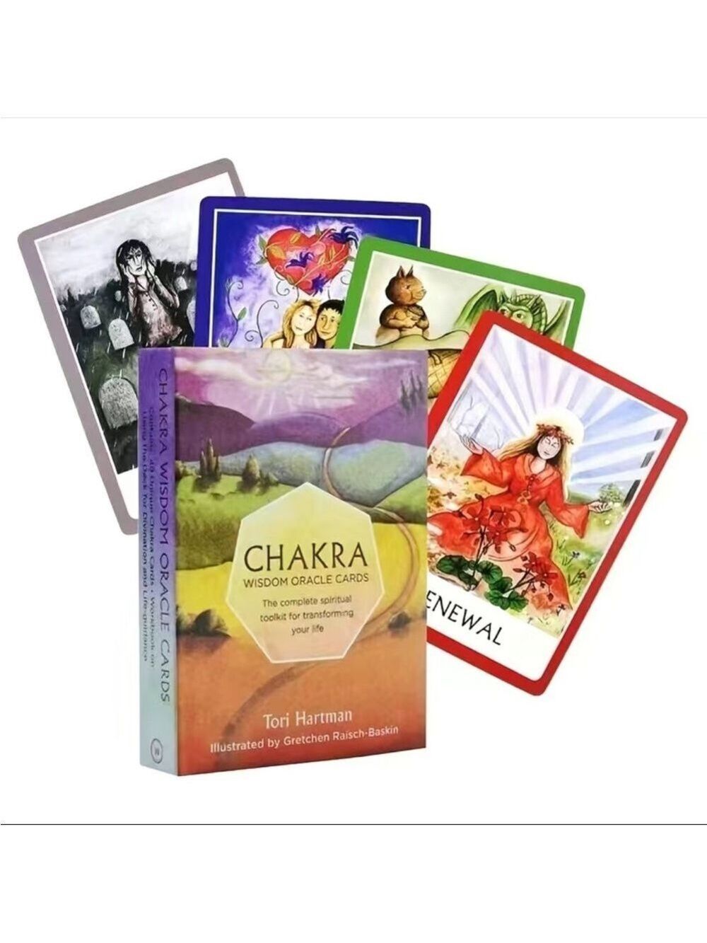 Chakra Wisdom Oracle card tarot reading card deck